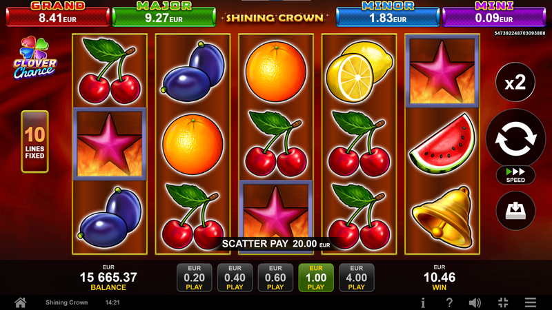 Beaming Crown Spielautomaten-Bewertung